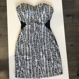 Bebe sequin mini dress